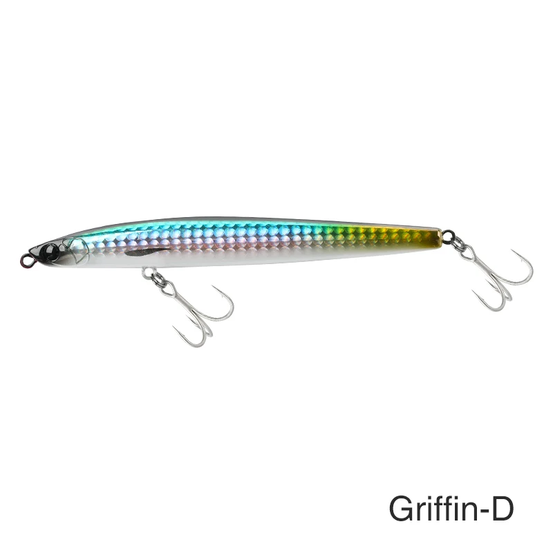 TSURINOYA GRIFFIN 115S Zinkend Pencil 115mm 20g Vislokaas DW130 Gewicht Max 80m Lange Werpafstand Snoek Baars Hard Bait Model