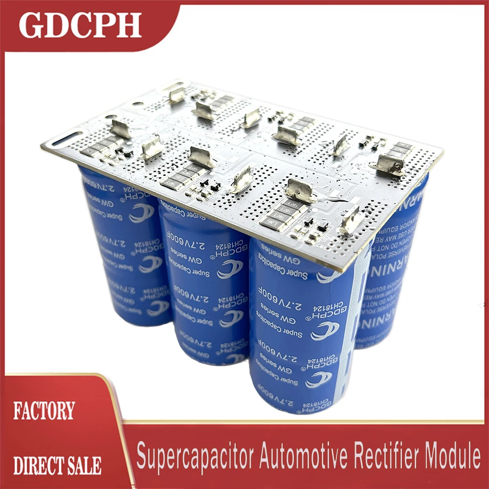 2.8V600F Super Farad Capacitor Module 16V100F Automobile Startup Rectifier Protection Battery Supercapacitor