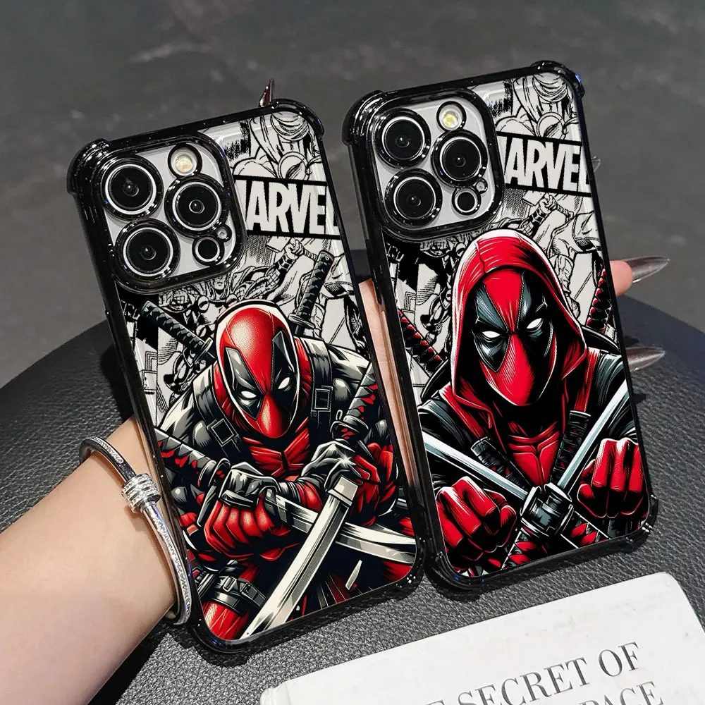 

Deadpool Marvel Phone Case For Redmi Note 15 Pro 14 13 12 11 10 A7 Pro Plus 5G Redmi 15A 15 15C 14C 13C 12C Silicone Soft Cover