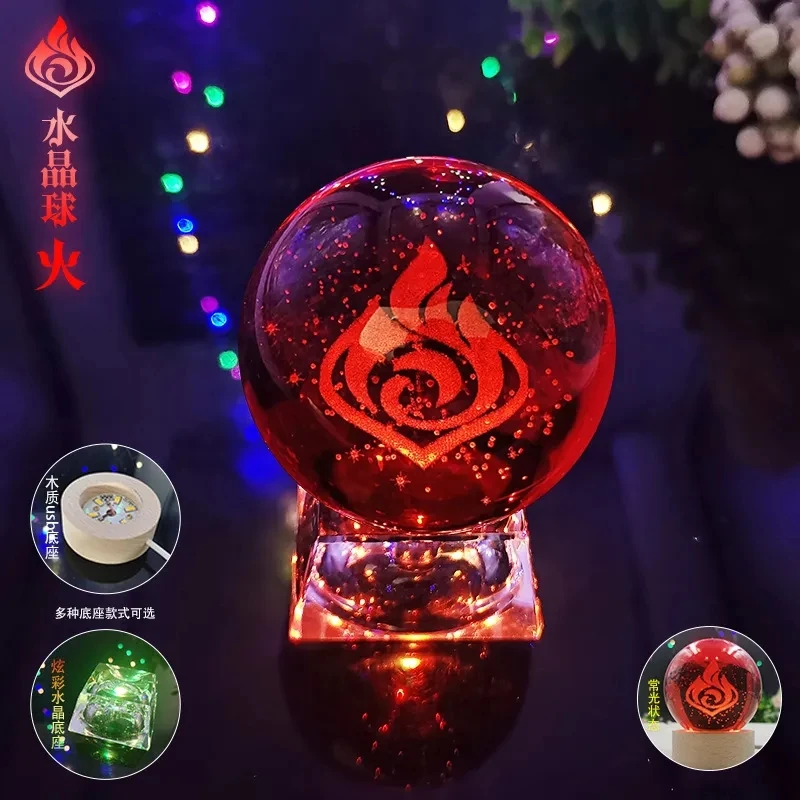 Genshin Impact God of Version LED Crystal Ball, Shoous 7, 152 Cosplay Toy, Ornements, Cadeaux pour enfants, Accessoires, Home Decor, FigAuckland