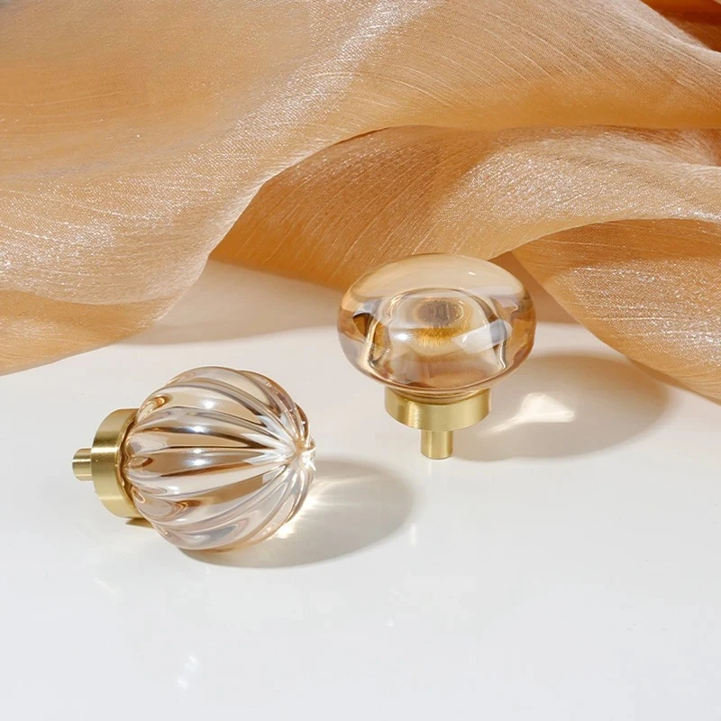 Puxadores de porta de luxo redondo jade armário maçanetas para gaveta guarda-roupa cozinha puxa decoração latão cristal móveis alça