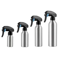 Metal Spray Bottle Hairdressing Flower Aluminum Sprayer Hair Styling Tool Refillable 50ml/100ml/150ml/200ml Water atomize Jar