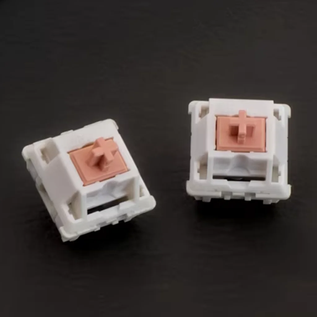 Interruptores mecánicos Holy Panda Switch de 5 pines y 60g HP Tactile Nylon POM MX para teclado personalizado Holy Panda Tactile.