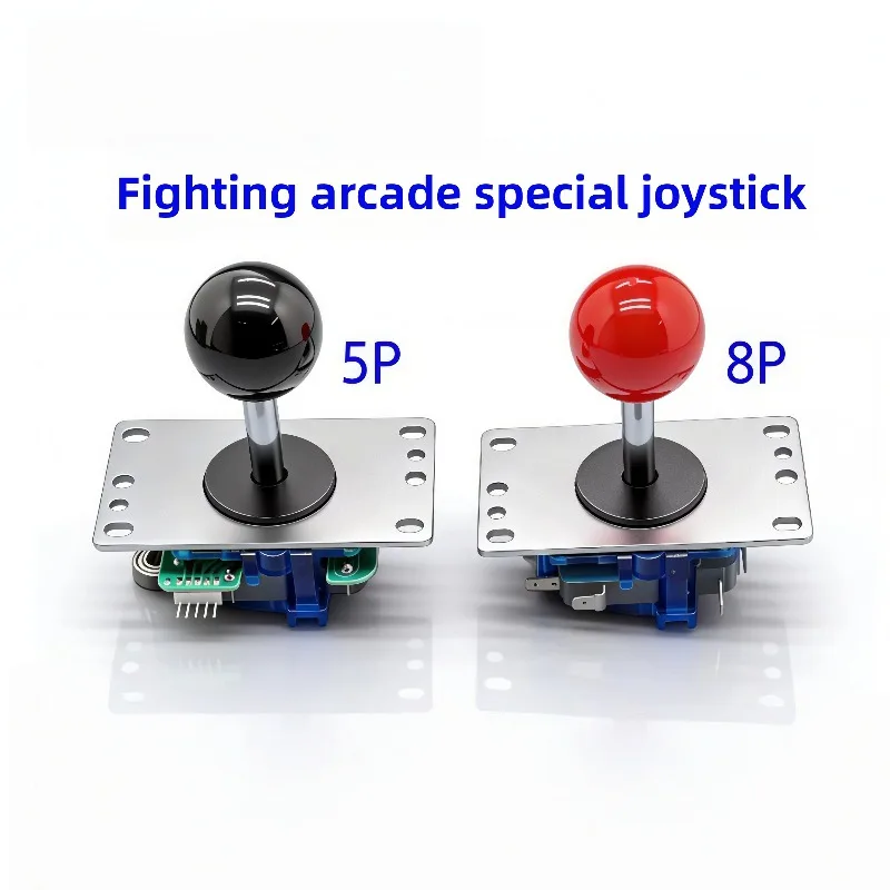 

5P Arcade Boxing Fight Joystick for Pandora Box Console Home Double Play for King of Fighters 97 Coin Operated Game Machine