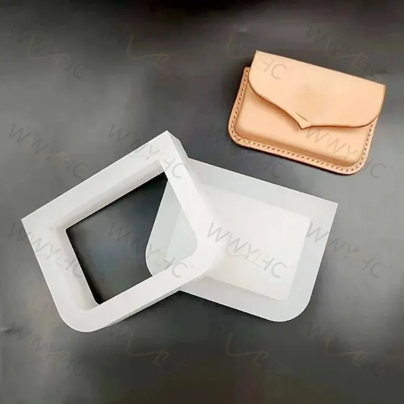 Applicable To DIY Leather Craft Tools, Acrylic Shaping Mold & Pattern Paper for Vegetable Tanned Leather Business Card Holder