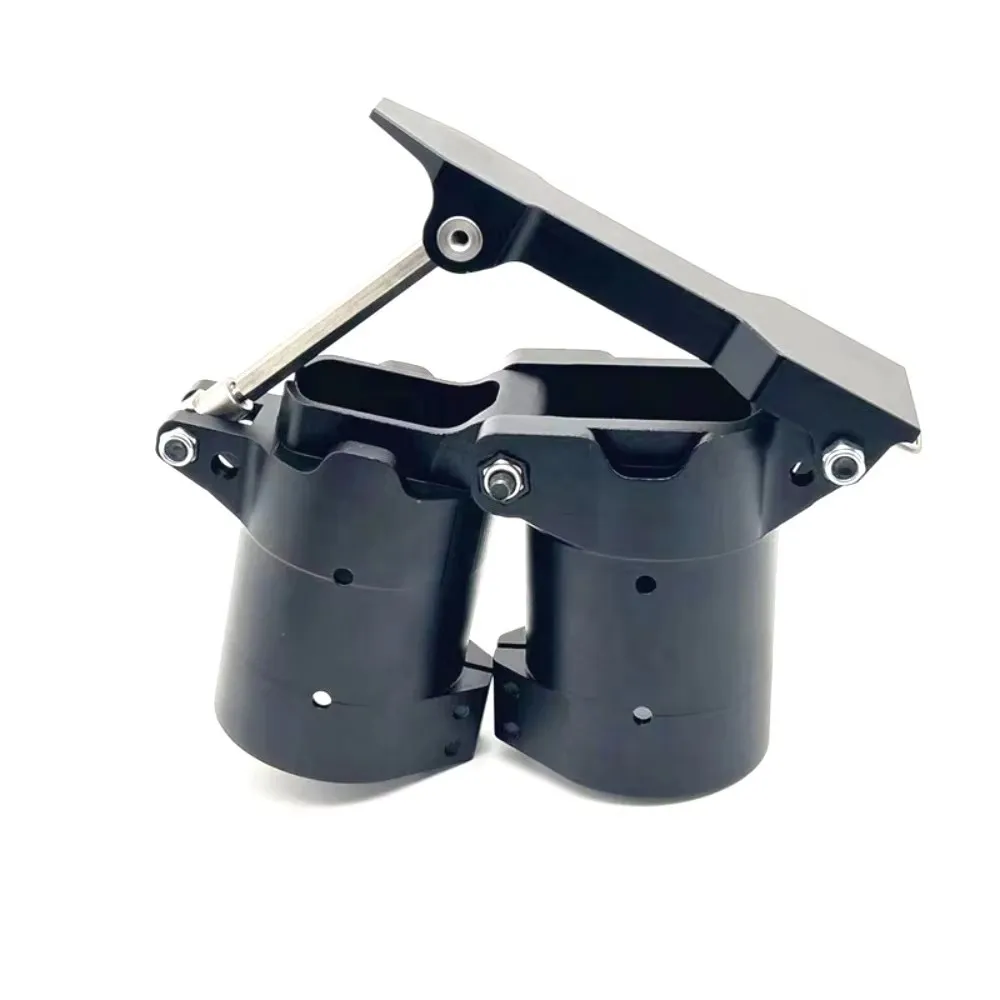 Connecteur de Joint pliant en alliage d'aluminium 60mm 7075, train d'atterrissage en tube de carbone, connecteur de pièces de drone de protection des plantes 1 pièce