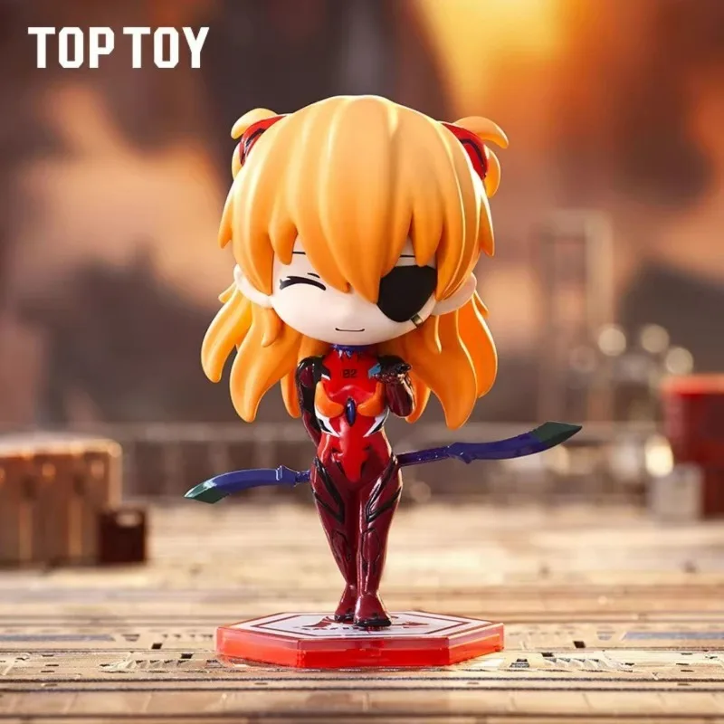 Nouveauté 2026 TopToy EVA EVANGELION Blind Box Figurine Anime Ornement de Bureau Collection Personnalisée Cadeau d'Anniversaire pour Fille En Stock