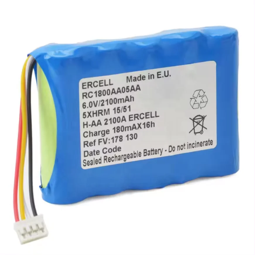 

6V 2100 mAh Ni-MH Replacement Ba-ttery for Agilia Fresenius Kabi RC1800AA05AA