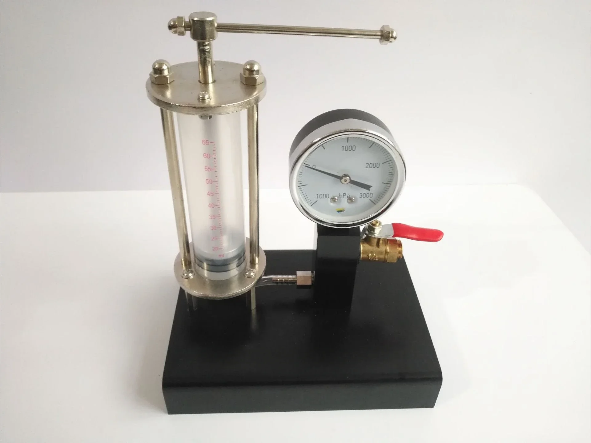 Teaching equipment Sciedu Boyle demonstrator physics experiments physics lab equipment Boyle's Law Apparatus