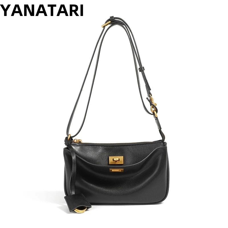 

Luxury handbags female crossbody bags soft leather shoulder bag women bags new fashion 2025 genuine cowhide leather satchel
