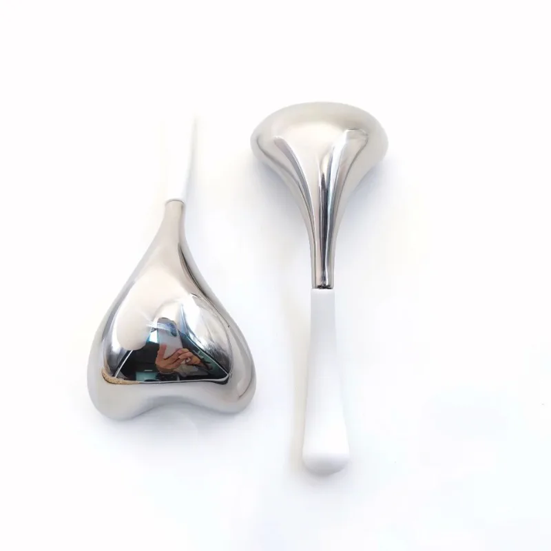 ホットセールスキンケアツールメタルフェイスマッサージステンレススチールフェイシャルクーリングクライオアイスグローブ（顔用）