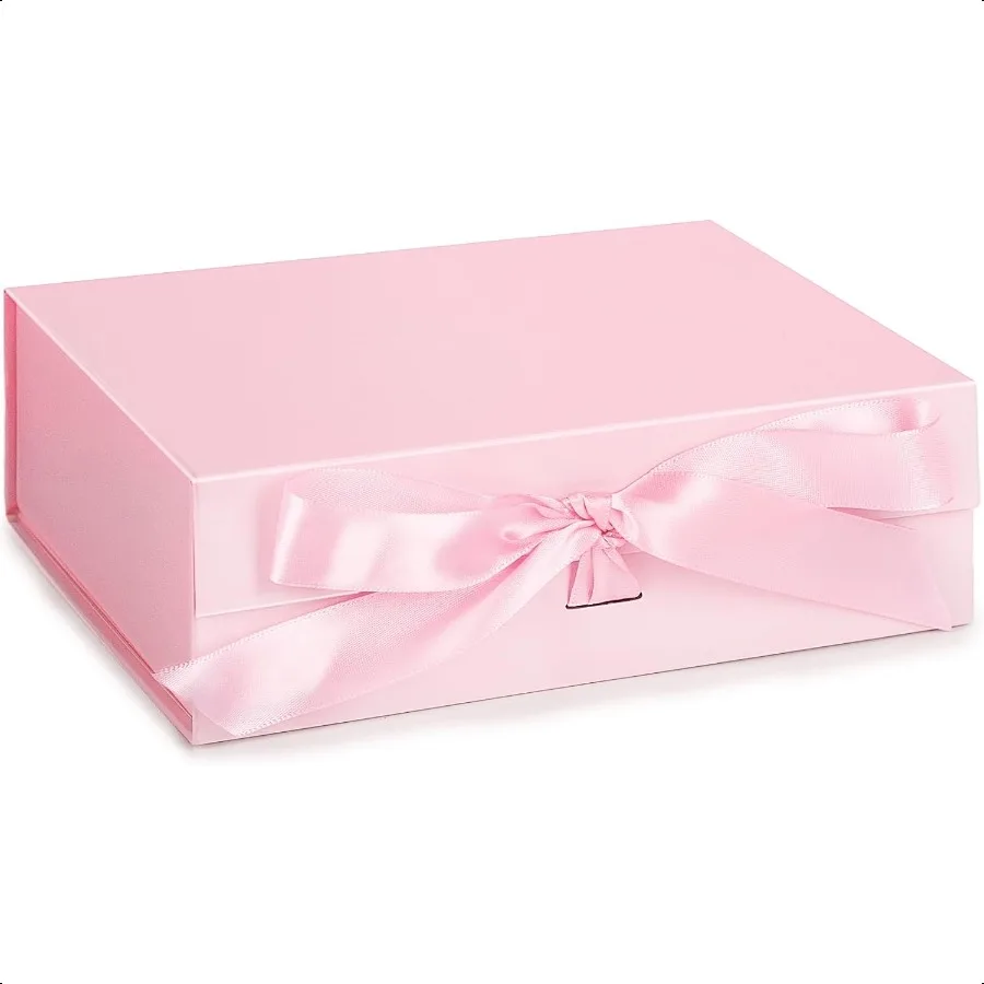 

Pink Gift Box 10.5 x 7.5 x 3.1 Gift Boxes For Presents