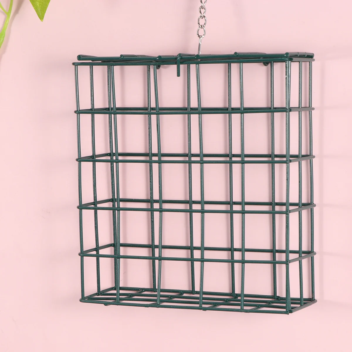 Comedero de pájaros duradero, diseño de forma cuadrada, cuenco para pájaros, herramienta práctica de alimentación de pájaros, suministros útiles para pájaros para uso diario en el hogar