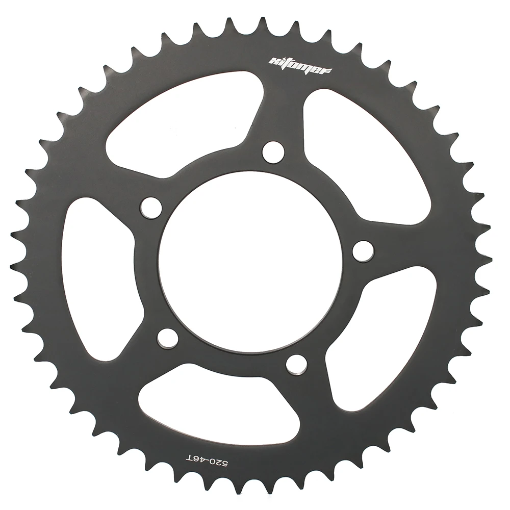 

46 Tooth Motorcycle Accessories Steel Rear Sprocket Chain Wheel Gear Chain Sprocket For ZONTES ZT 125 U 125 2020 2021 2022 2023
