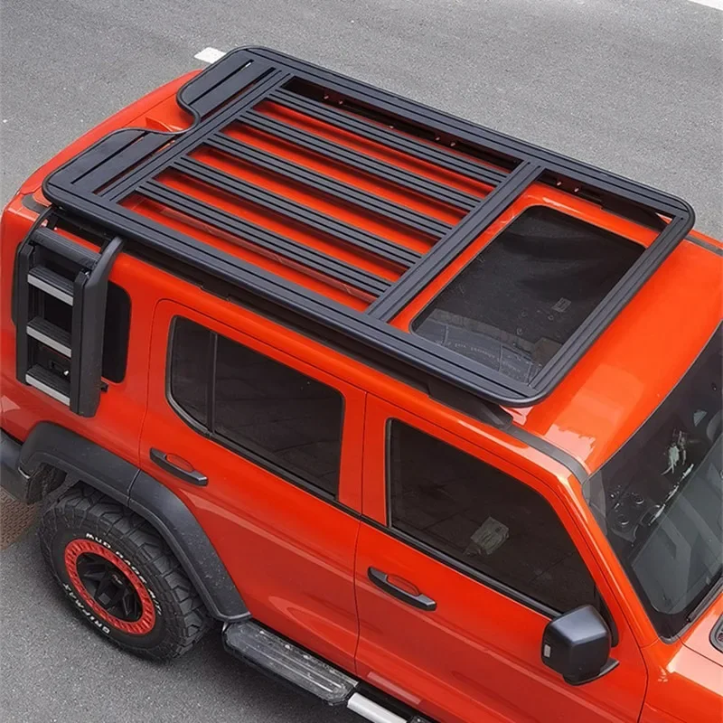 Steel Offroad Rails Roof Top Cargo Box For Suv Rack For 2021 Grand Cherokee L Tank 300
