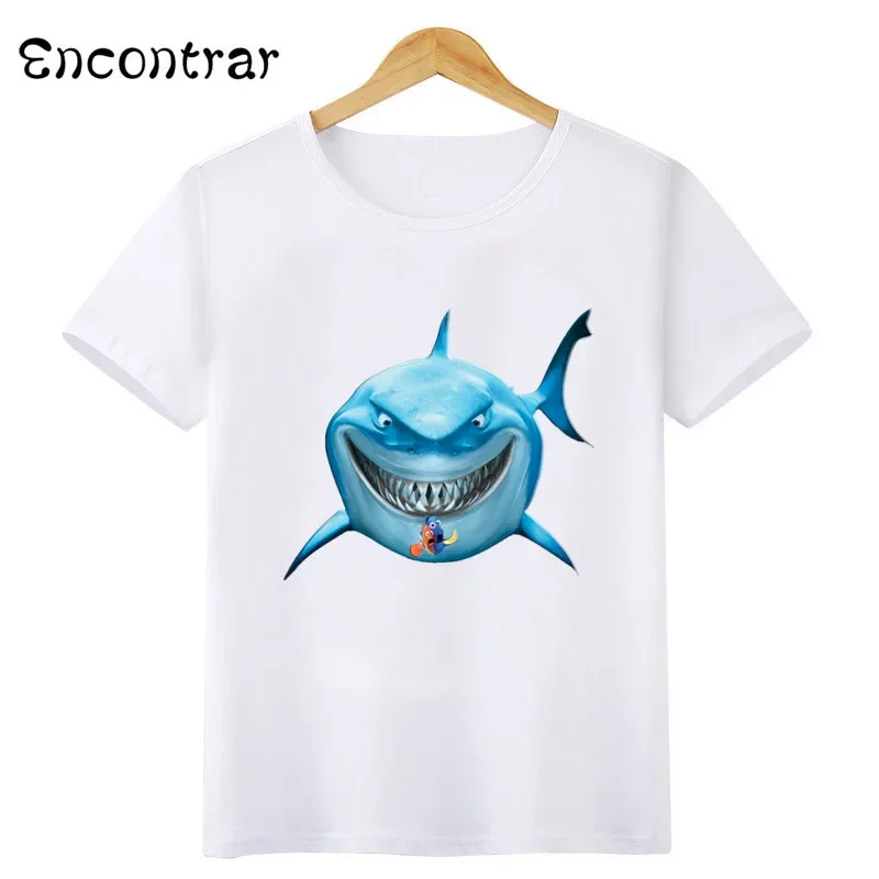 Disney Kids T-shirt Finding Nemo Dory Print Cartoon Girls Clothes Baby Boys Short Sleeve T shirt Funny Children clothing,HKP5495