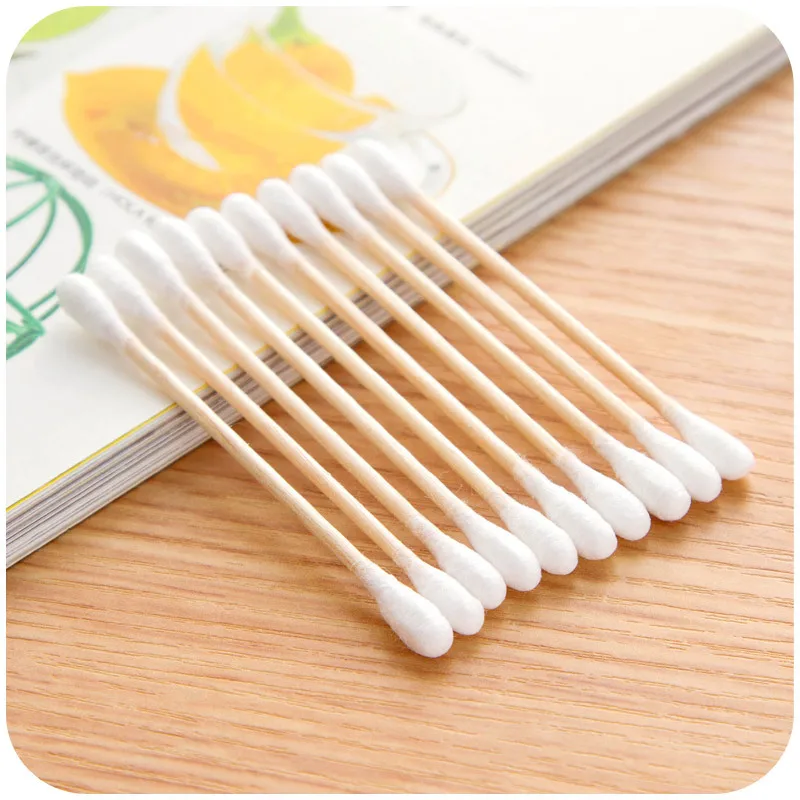 100/300/500 Pcs Disposable Bamboo Cotton Swab Cleaning Cotton Swab Cleaning Ear Tampons Cosmetic Cotton Swab Cleaning Tools