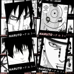 Japanese Manga Naruto Cool Super Handsome Dustproof Sticker Laptop Tablet Luggage DIY Personalized Mobile Phone Sticker