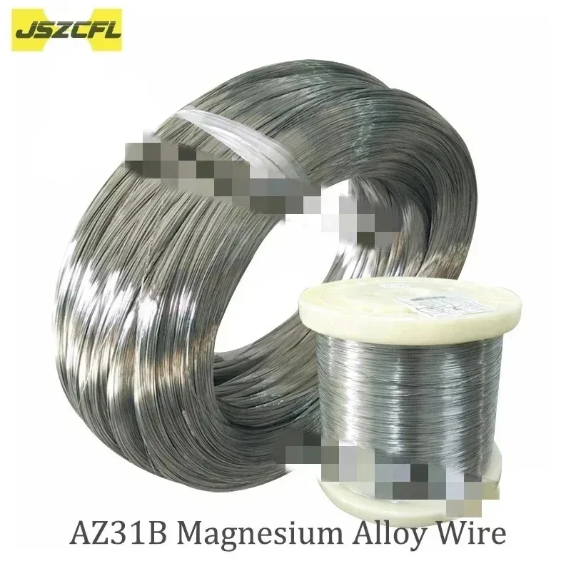AZ31B Magnesium Alloy Wire 1.2mm 2mm 3mm Experiment Dedicated Zero-cut Customization Mg Wire Length 1000mm