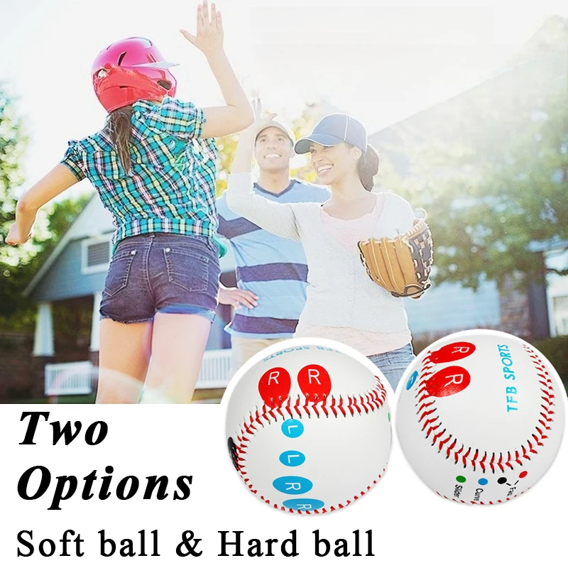 9 Inch Standard Baseball Soft/hard Baseball Softball Wear-resistant beginners Professional Training Game Ball Non-slip Baseballs