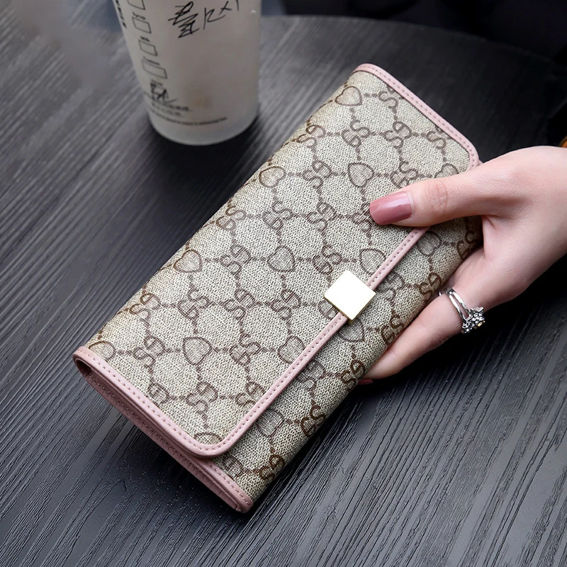 Purse for Women Luxury Genuine Leather New Fashion Credit Card Holder Organizer Wallet for Lady