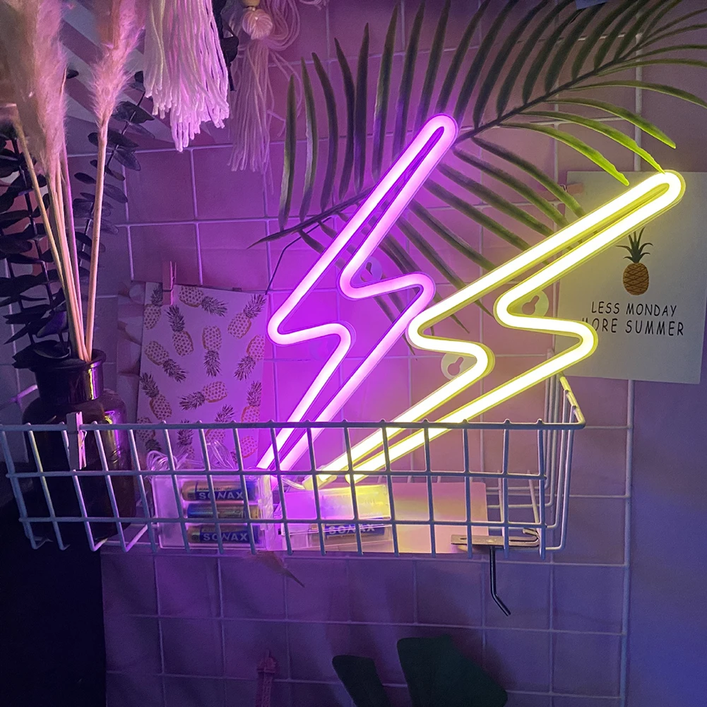 LED 네온 조명 조명 벽 램프, 핑크, 파란색, 노란색 야간 조명, 침실 룸 장식 램프, 창의적인 파티 웨딩 장식