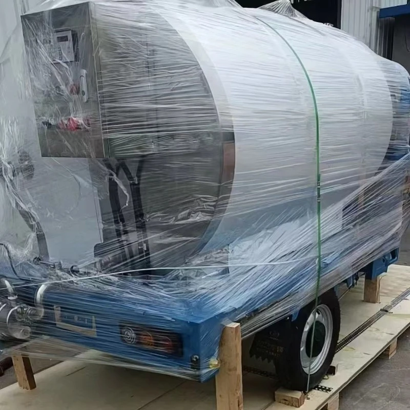 Multi Functional Farm Mobile Cow Breeding Equipment Flow Control Temperature Control Feed Machine