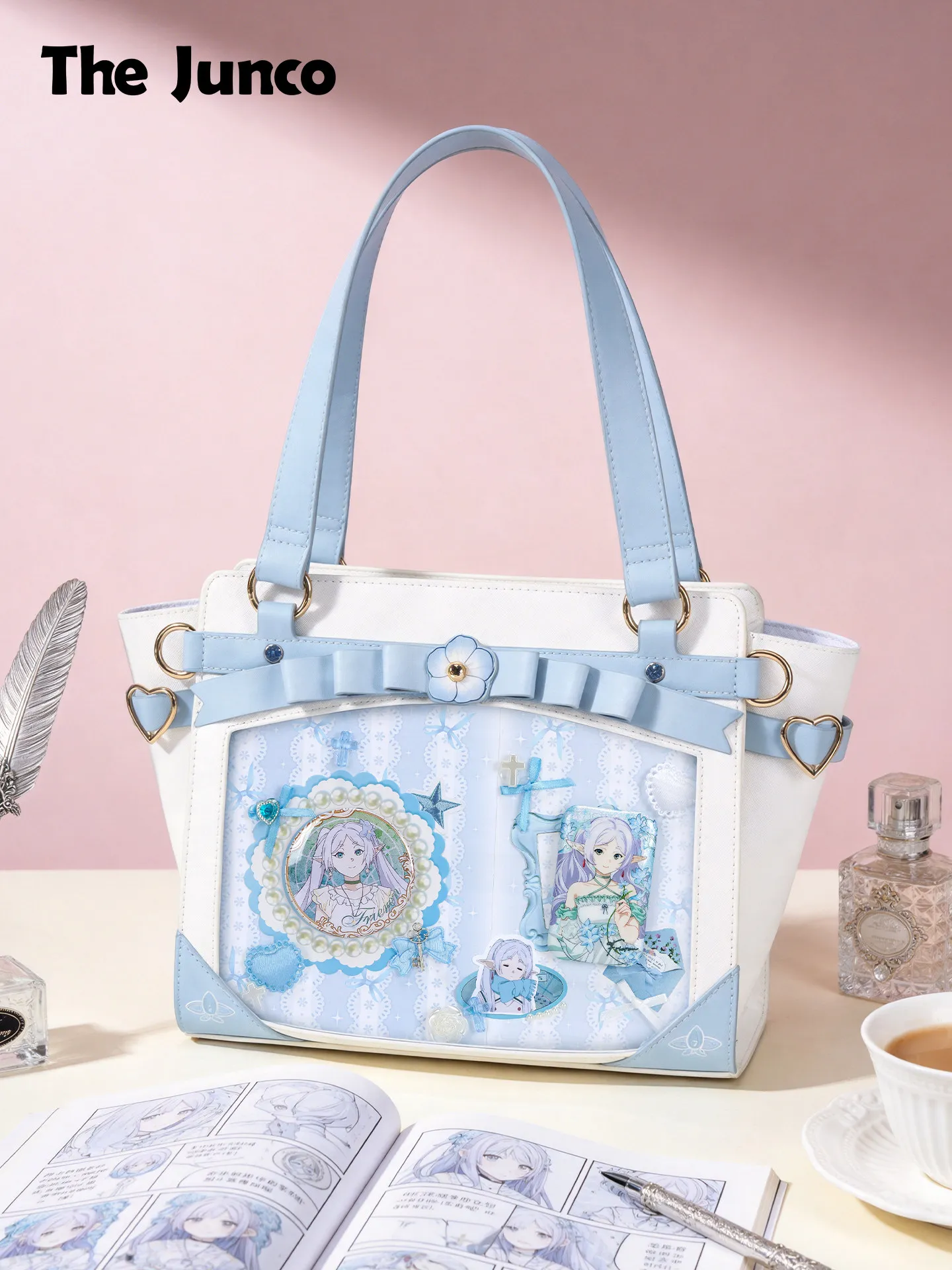 Original Lta Bag Small Food Volume Large Capacity Two-dimensional Messenger Bag Female Sweet and Cute Lolita Tote Bag for Women