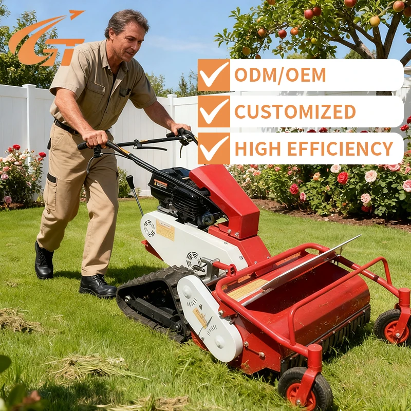 

Agricultural Flail Mower with Motor Rotary Mowers Telescopic Handle for Lawn & Grass Cutting