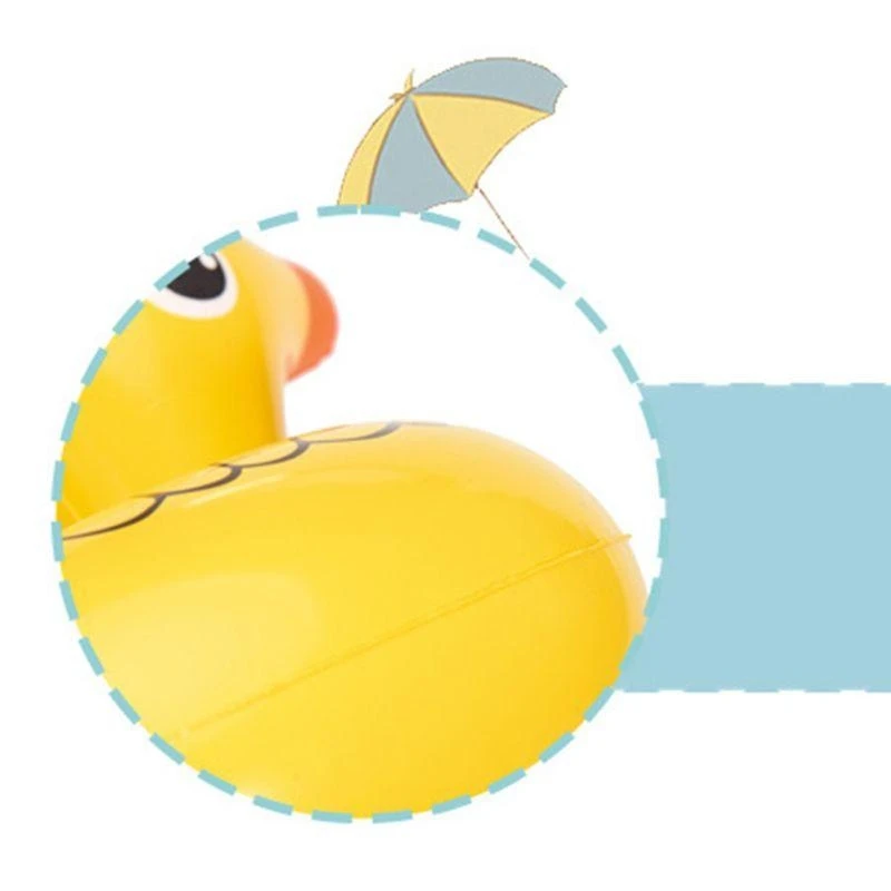 เป็ดน้อยน่ารักถ้วยผู้ถือสระว่ายน้ำลอยผู้ถือกลางแจ้ง Backyard PARTY Supplies 15UB