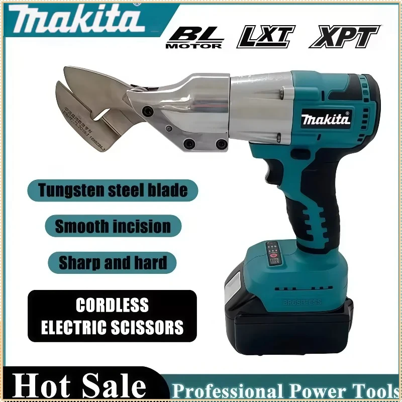 

Makita Electric Brushless Iron Scissors Machine Rechargeable Professional Metal Cutting Tool Sheet Shear Cutter Power Tools