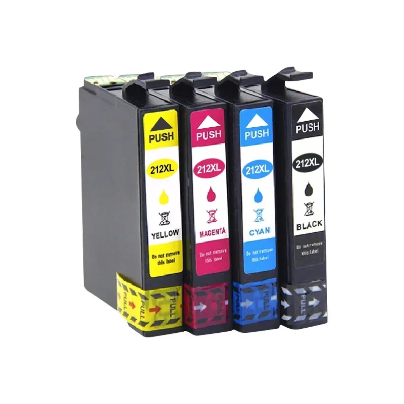 212 212XL Remanufactured Ink Cartridge for Epson T212XL T212 XL to Use with Expression XP-4100 XP-4105 Workforce WF-2830 WF-2850