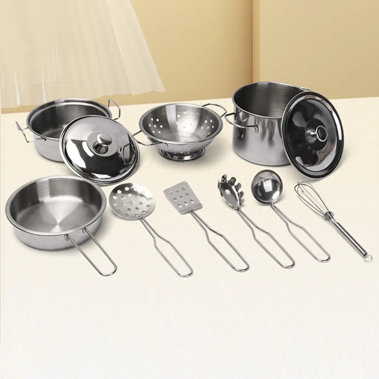 Juego de ollas y sartenes, cocina, juguetes para juego de imitación, utensilios de cocina, Pascua para niños