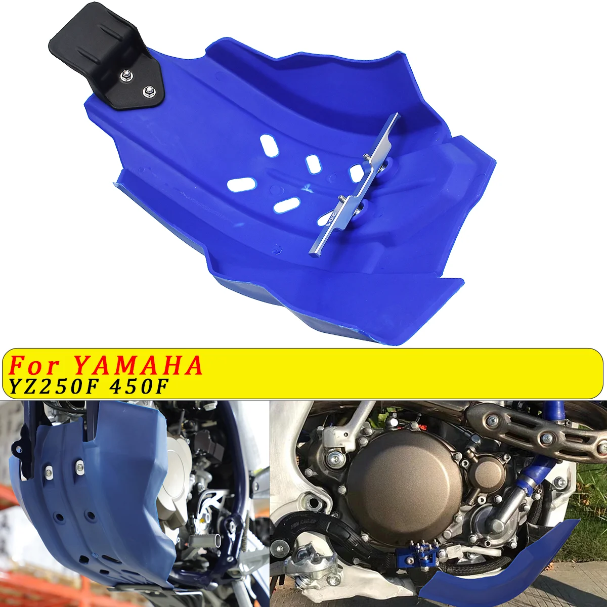 

Motorcycle Skid Plate Engine Guard Cover Protector For Yamaha YZ250F YZ450F YZ 250F YZ 450F 2014 2015 2016 2017 2018 Dirt bike