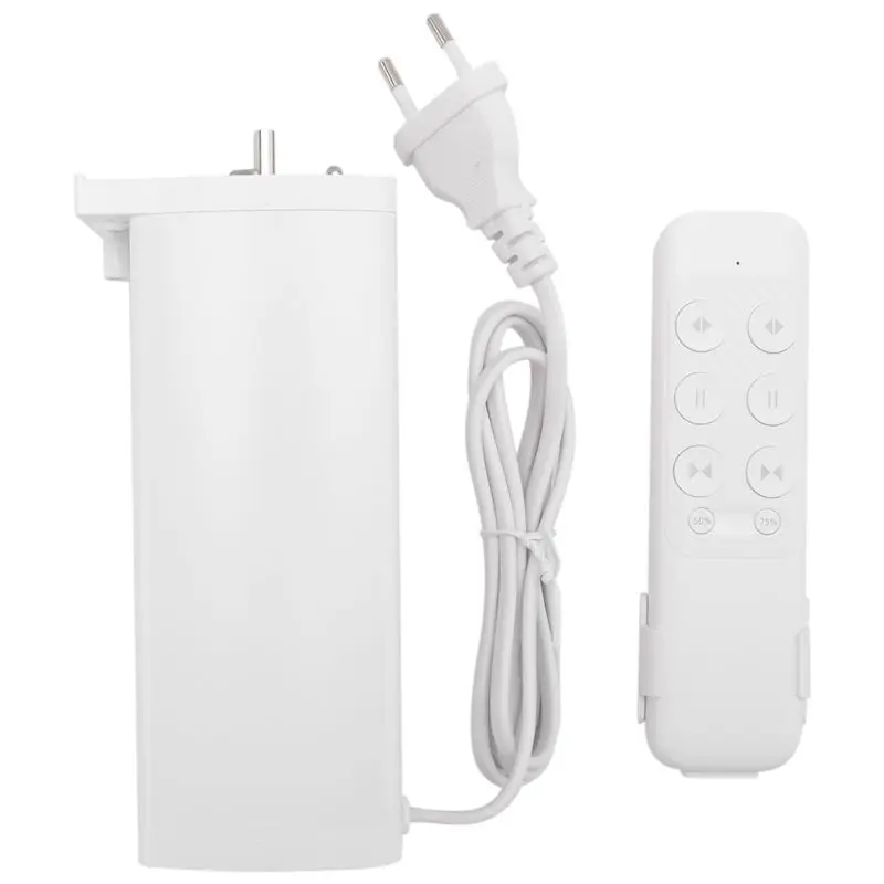 

[AAAE 2026] Tuya Zigbee Smart Electric Curtain Motor With 2 Channel Remote Intelligent Shutter Motor For Alexa EU Plug