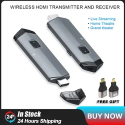 5.8Ghz Wireless HDMI Transmitter and Receiver Wireless Audio Video Extender kit For PC Camera Laptop To Monitor TV Projector