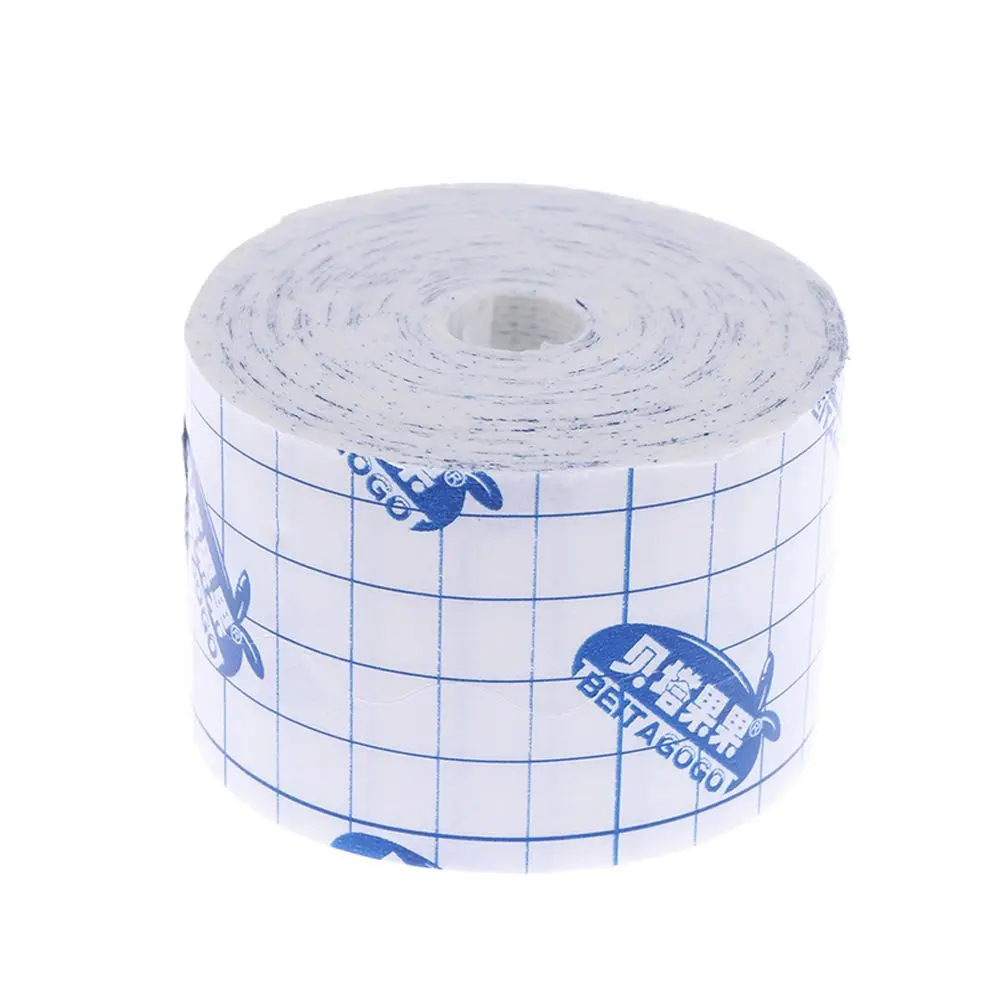 

White 10m Plaid Fabric Cloth Waterproof Health Care Antibacterial Bandage Wound Dressing Adhesive Tape Non-Woven Fixation Tape
