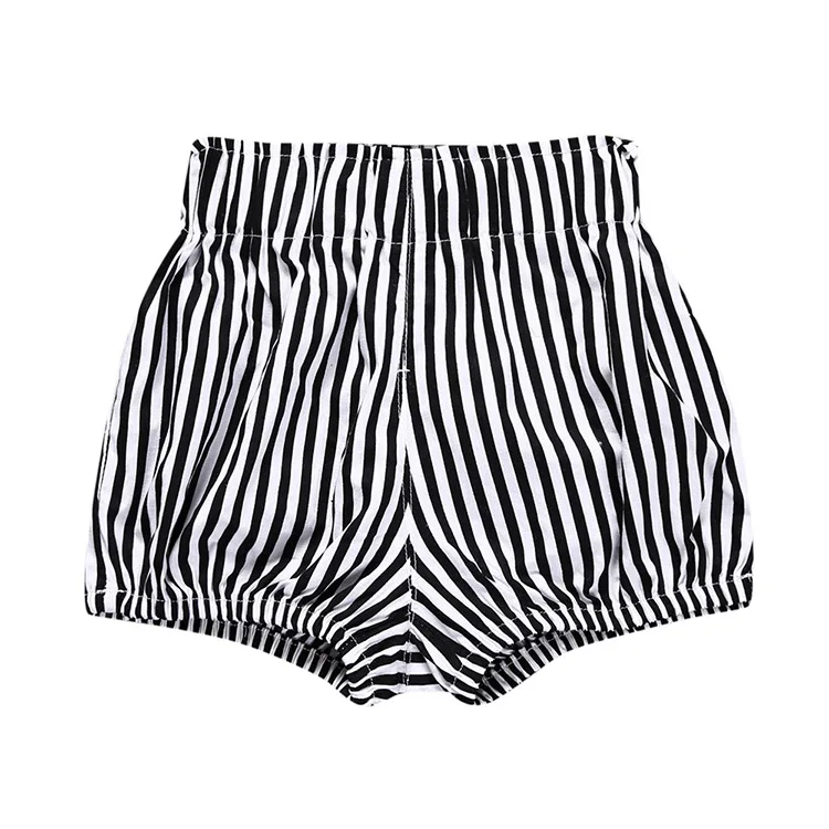 0-5Y Kawaii Toddler Baby Boys Bloomer Shorts Triangle PP Pants Cotton Linen Printed Girls Shorts Summer Infant Sport Pants