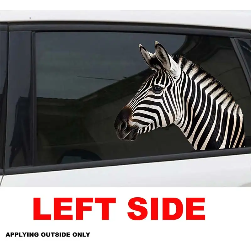 

Zebra Animal Car Sticker Waterproof Vinyl Decal on Bumper Rear Window Laptop Self-adhesive Decal For Car Accessories SH345