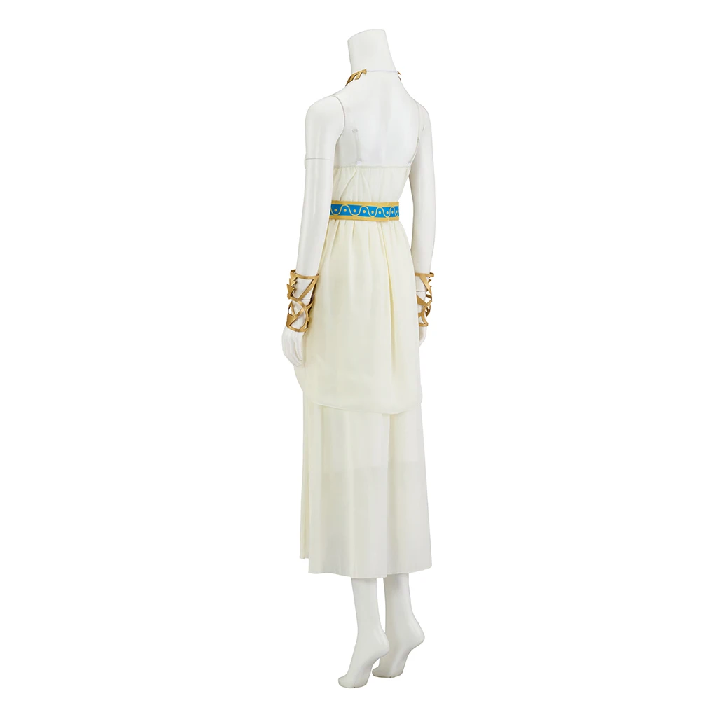 เกมเจ้าหญิงคอสเพลย์เครื่องแต่งกายผู้หญิงชุดปาร์ตี้สีขาวฮาโลวีน Carnival ชุดเครื่องแต่งกาย