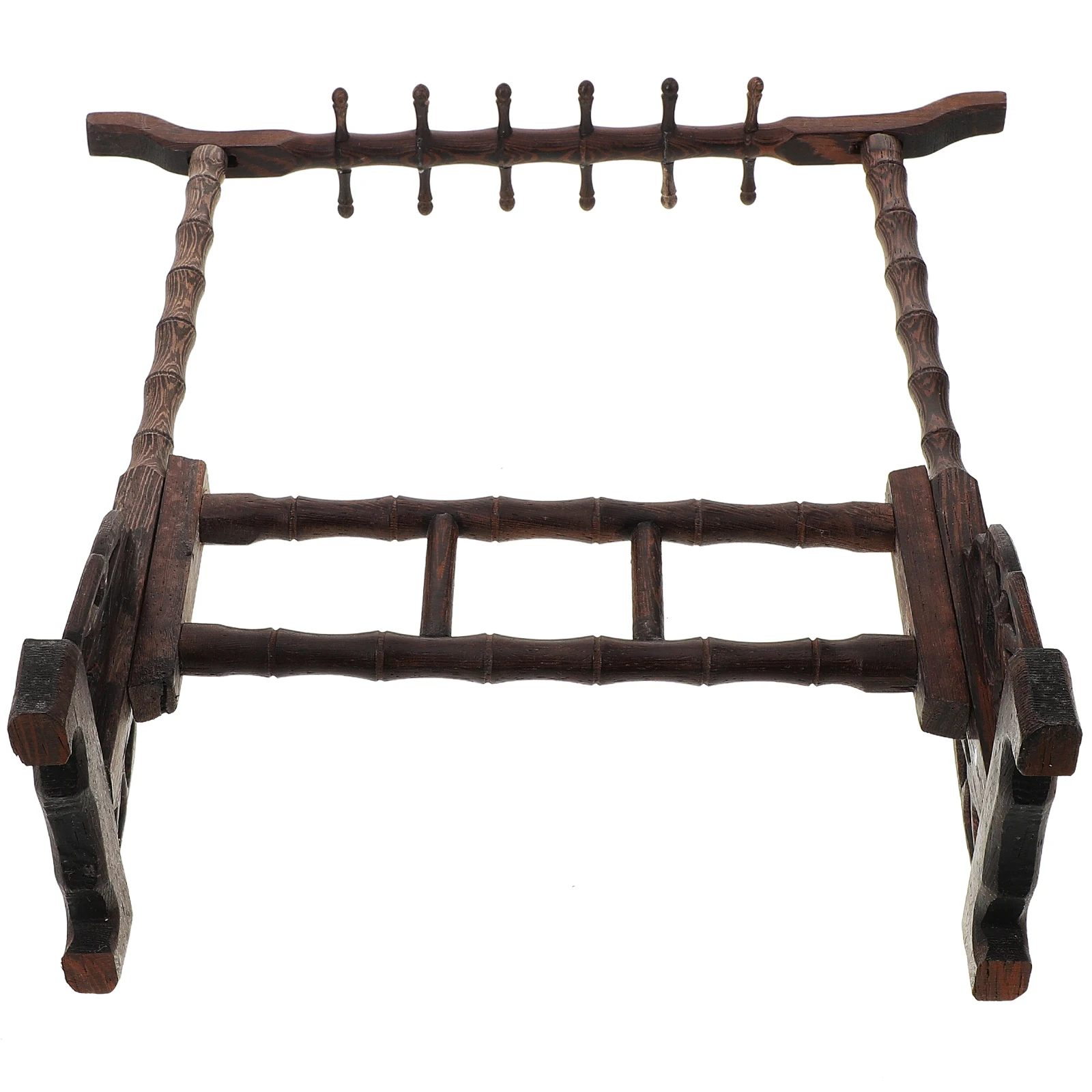 

Handcrafted Bamboo Writing Brush Rack 12-Slot Desktop Calligraphy Pen Holder Functional Artistic Storage Solution for Study