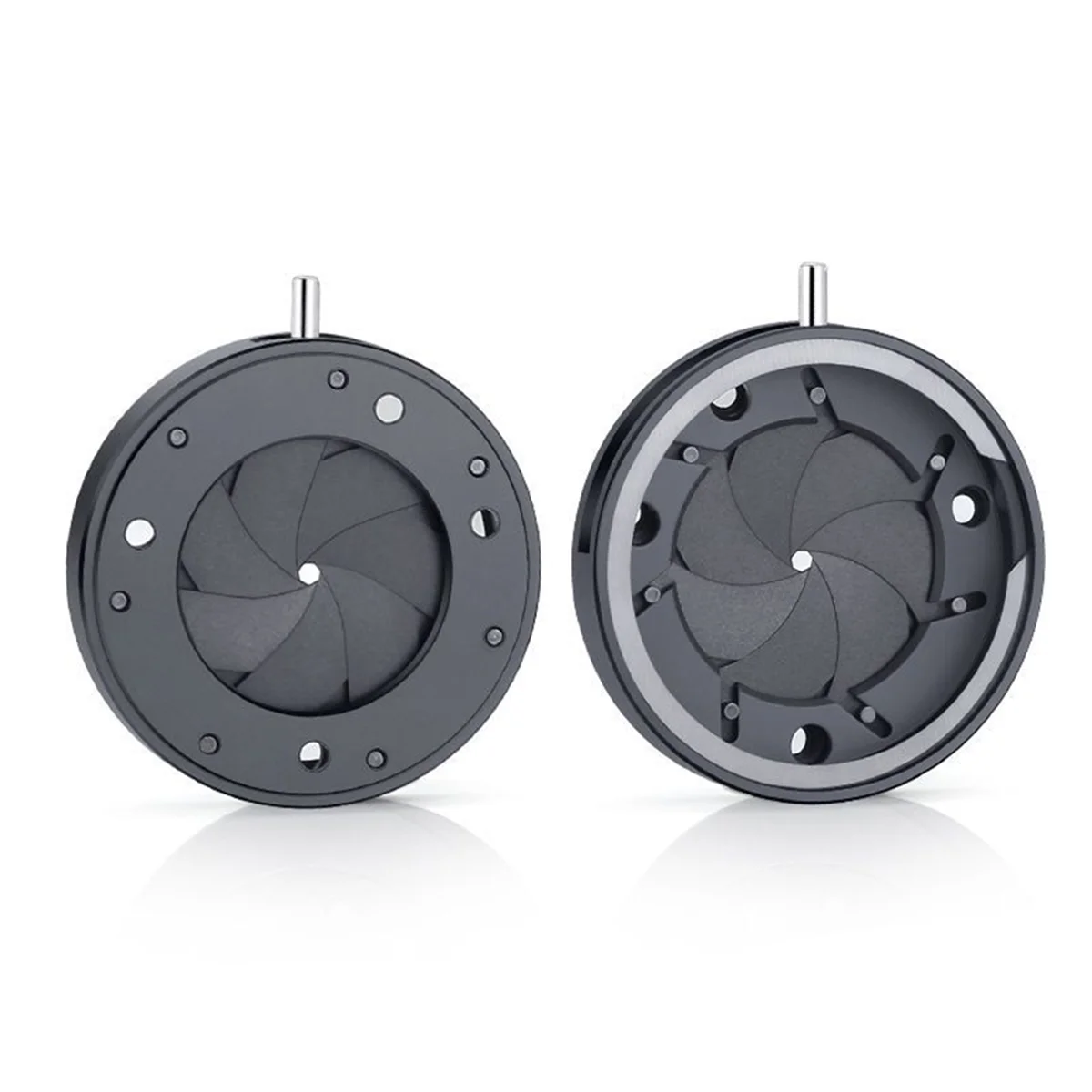 ABXHH 1.5-18.7MM Apertur Manual Diafragma Iris Mekanis Dapat Disesuaikan Diafragma Iris untuk Kamera Digital Mikroskop Iris SK18.7