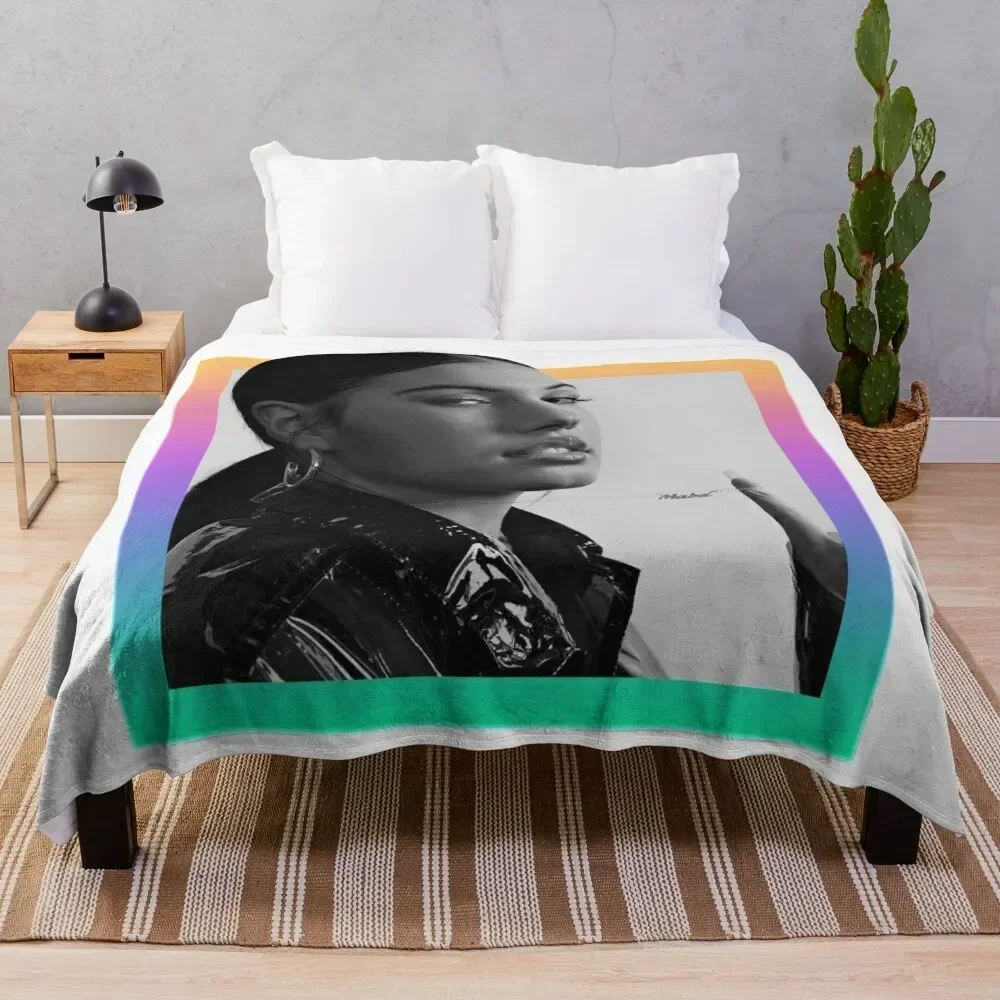 

Mabel colors Throw Blanket
