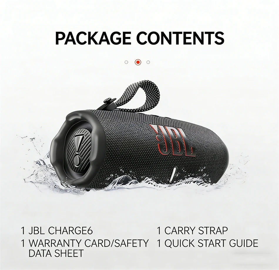 

Новая беспроводная Bluetooth-колонка JBL Charge6 от официального партнера Samsung, с функцией Power Bank и технологией AI Sound, для активного отдыха и кемпинга.