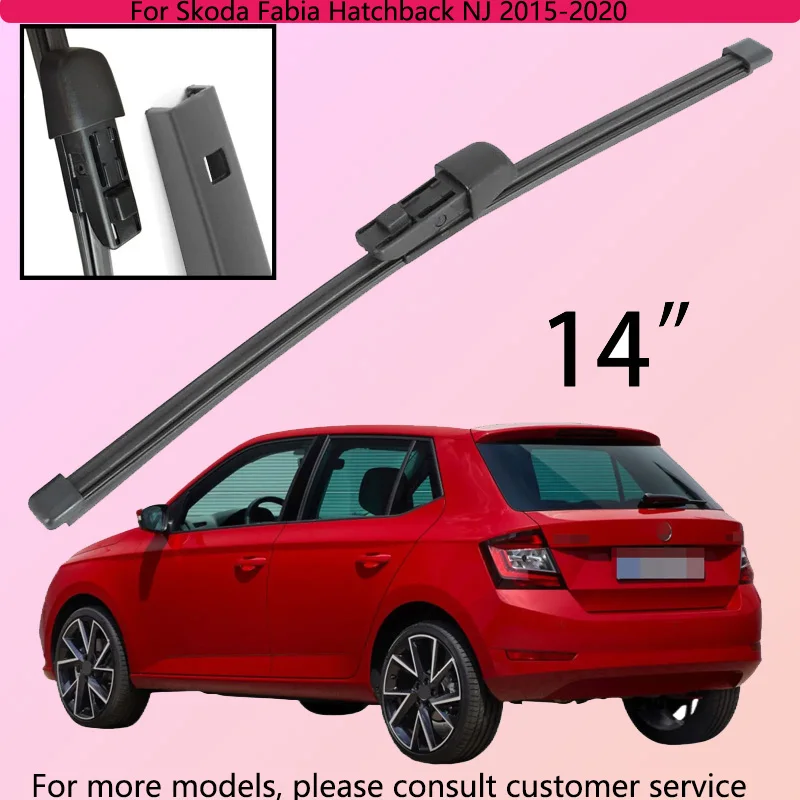 

For Skoda Fabia Hatchback NJ 2015-2020 Car Accessories 14" Rear Windshield Windscreen Washer Wiper Blade