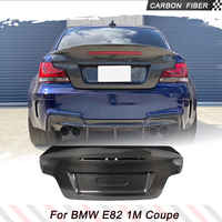 Carbon Fiber Car Rear Trunk Boot Cover Wings Lip for BMW 1 Series E82 1M Coupe Only 2008-2013 Rear Trunk Boot Cover Car-Styling