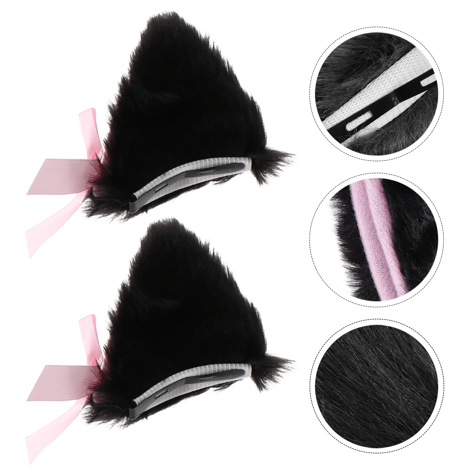 

Cat Ear Hairpin Cute Cosplay Headdress for Girls Lovely Rabbit Fur Barrettes Party Accessory Fox Ornament Hair Clip Style