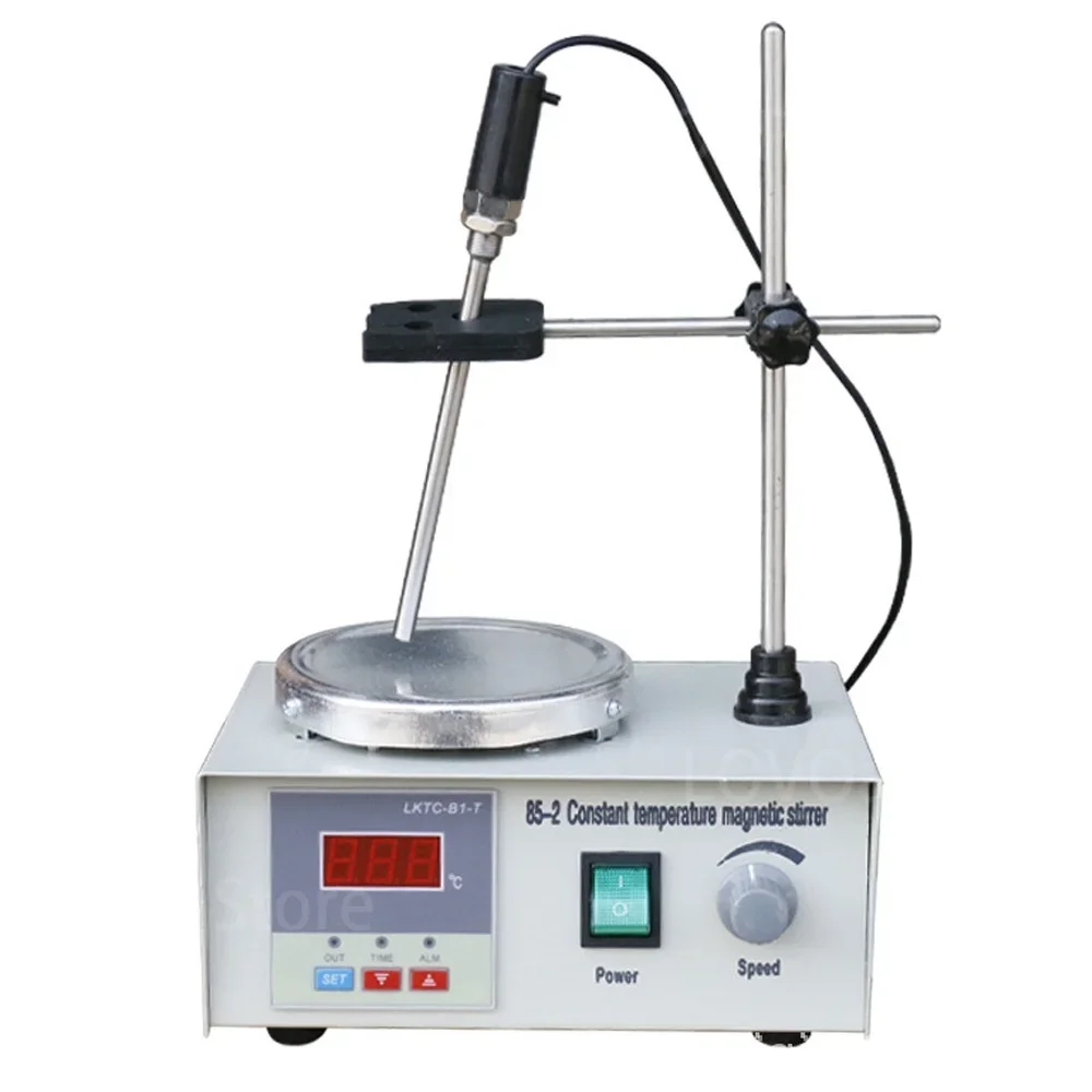 85-2 Laboratory Magnetic Stirrer Heating Plate Digital Display 2200rpm Adjustable Churn Stir Machine Blender Laboratory Stirrer