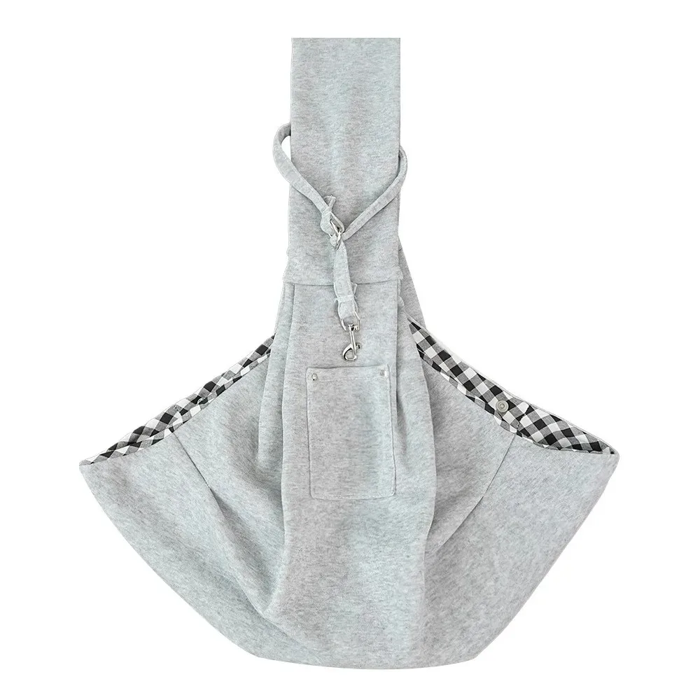 حقيبة كتف للحيوانات الأليفة للخريف والشتاء، حقيبة كتف مريحة، حقيبة حمل للحيوانات الأليفة في الهواء الطلق، كلاب وقطط صغيرة في حدود 7.5 كجم