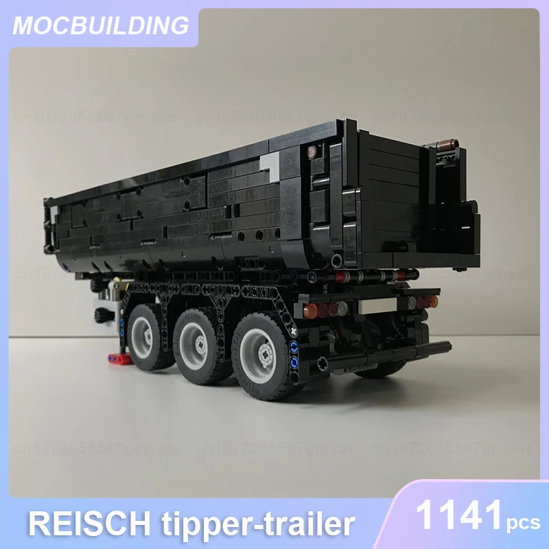 REISCH Tipper-Trailer Model MOC Building Blocks DIY Assemble Bricks Educational Creative Xmas Toys Collection Gifts 1141PCS